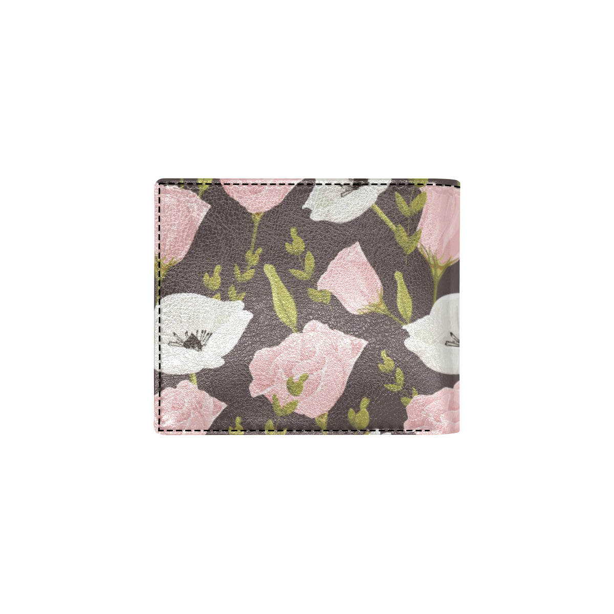 Anemone Pattern Print Design AM011 Men's ID Card Wallet