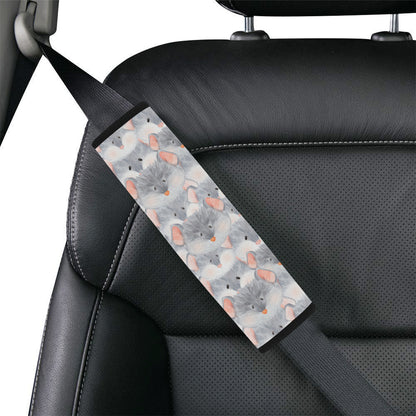 Rat Baby Pattern Print Design 02 Car Seat Belt Cover