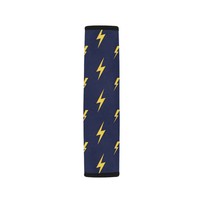 Lightning Thunder Pattern Print Design 03 Car Seat Belt Cover