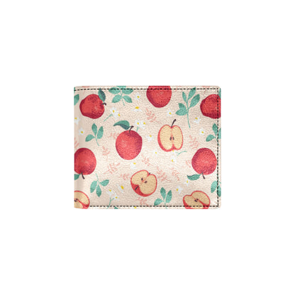 Apple Pattern Print Design AP06 Men's ID Card Wallet