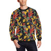 Bird Of Paradise Pattern Print Design BOP016 Men Long Sleeve Sweatshirt