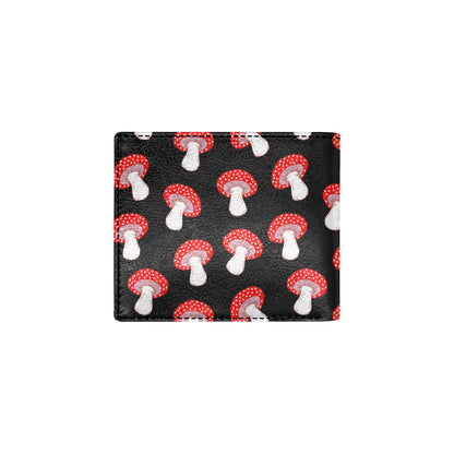 Mushroom Pattern Print Design A02 Men's ID Card Wallet