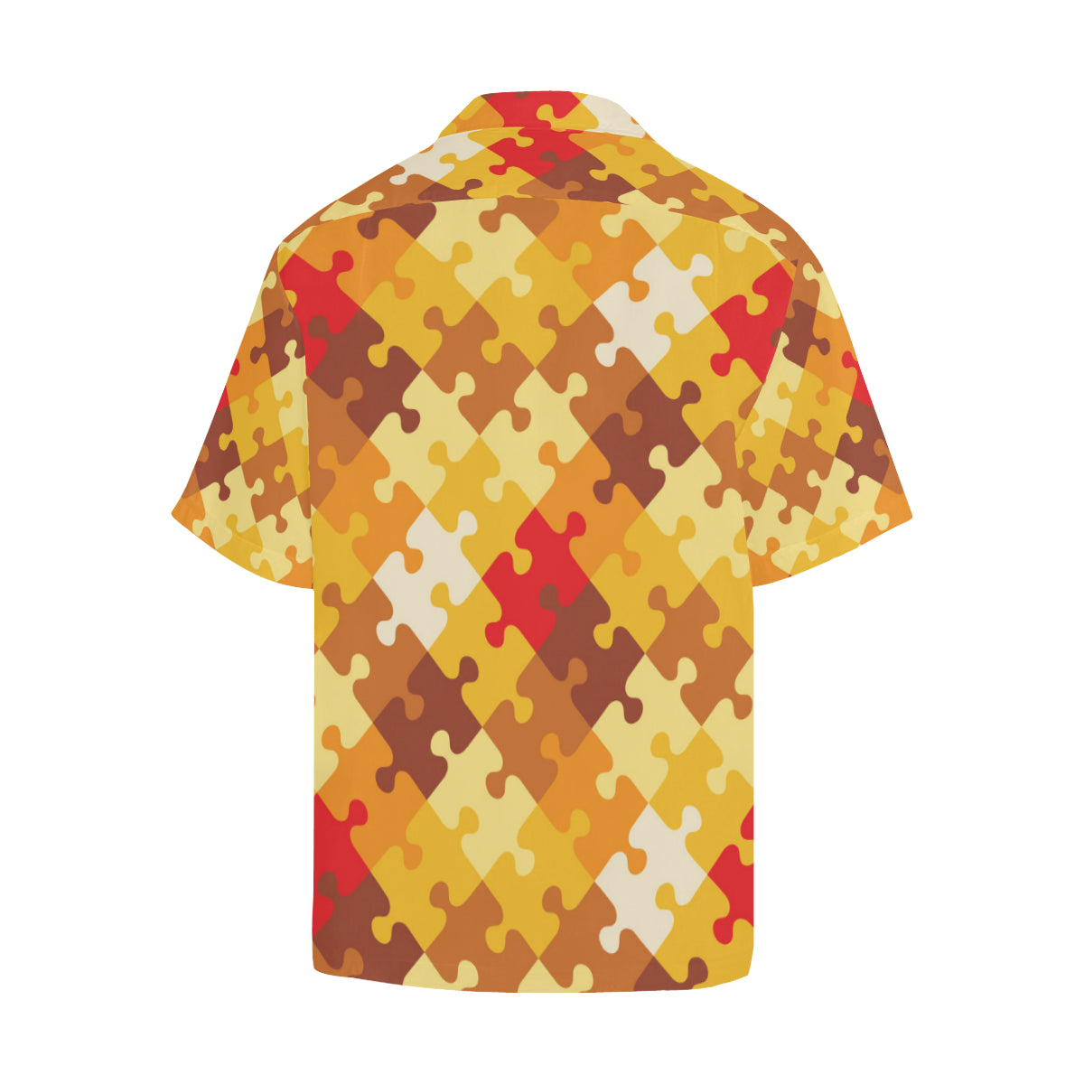 Puzzle Pattern Print Design A01 Men's Hawaiian Shirt