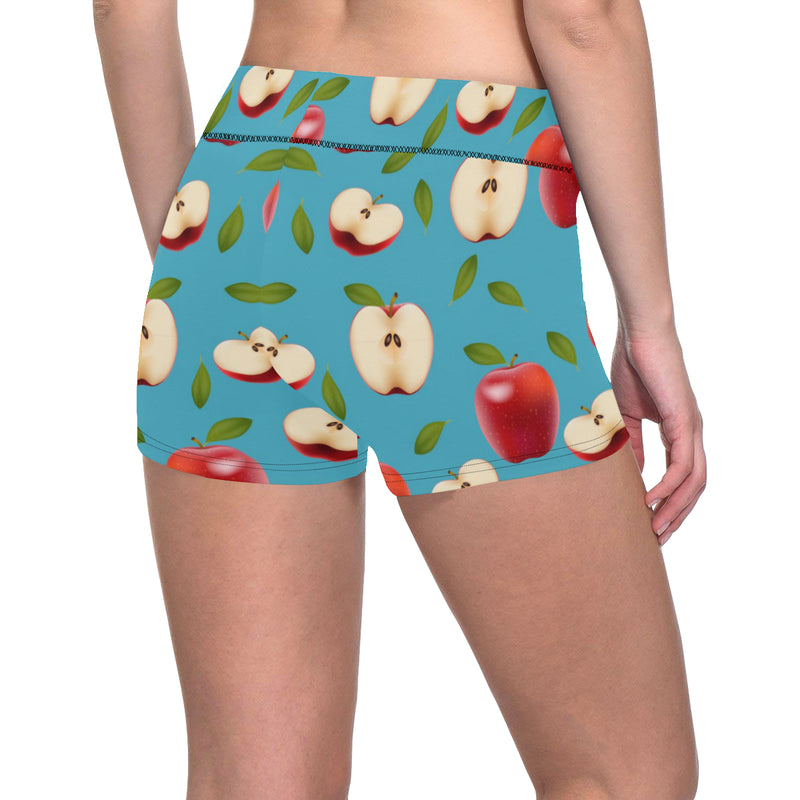 Apple Pattern Print Design AP012 Yoga Shorts