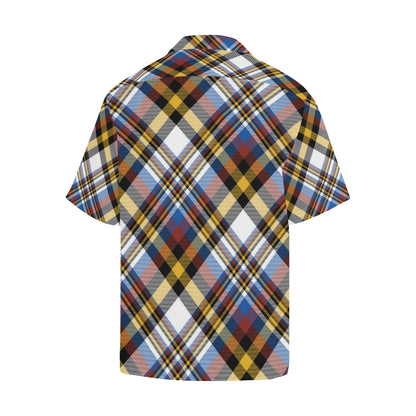 Madras Pattern Print Design 01 Men's Hawaiian Shirt
