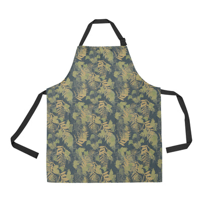 Camouflage Tropical Pattern Print Design 04 Apron with Pocket