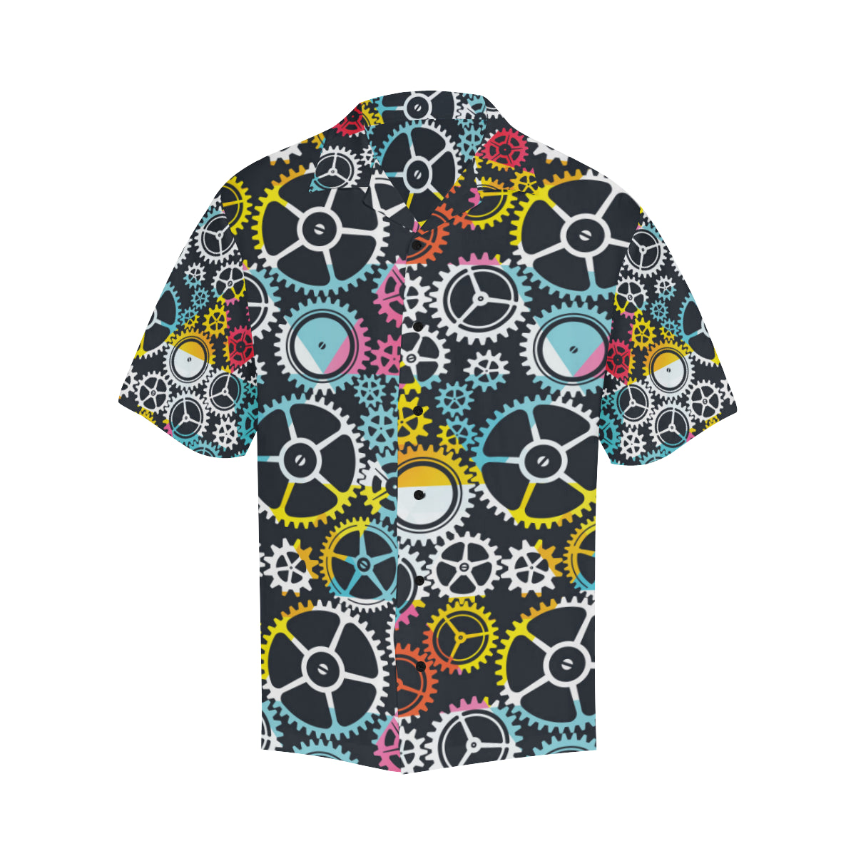 Mechanic Pattern Print Design 02 Men's Hawaiian Shirt