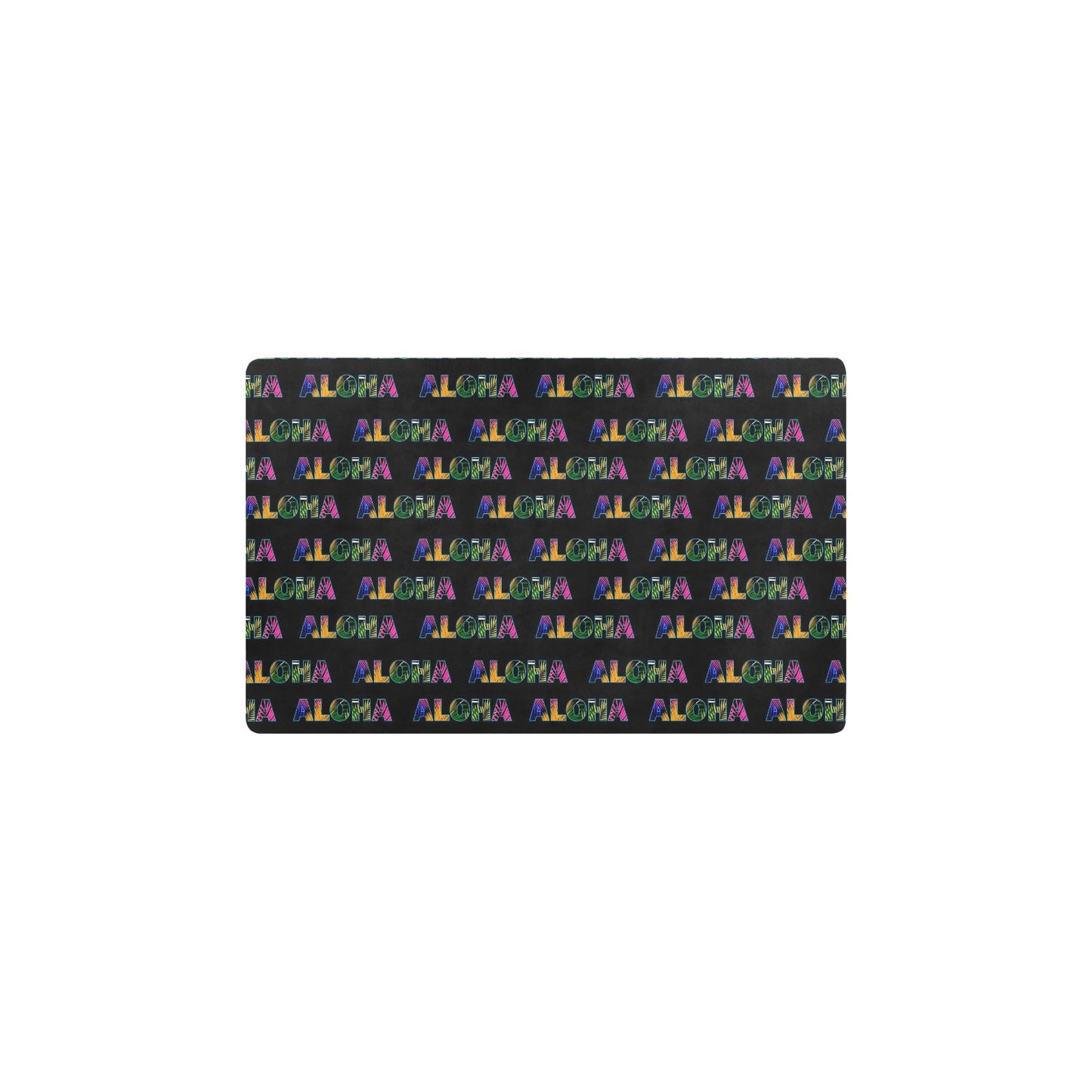 Aloha Hawaii Neon Kitchen Mat