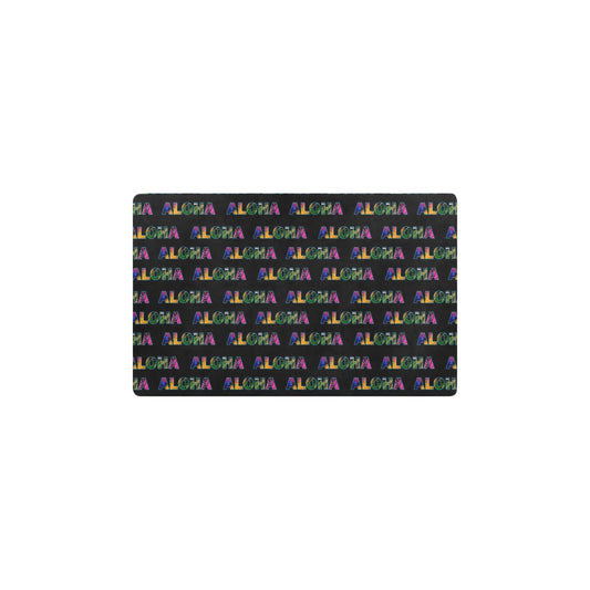 Aloha Hawaii Neon Kitchen Mat
