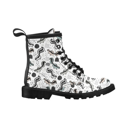 Skunk Print Design LKS303 Women's Boots