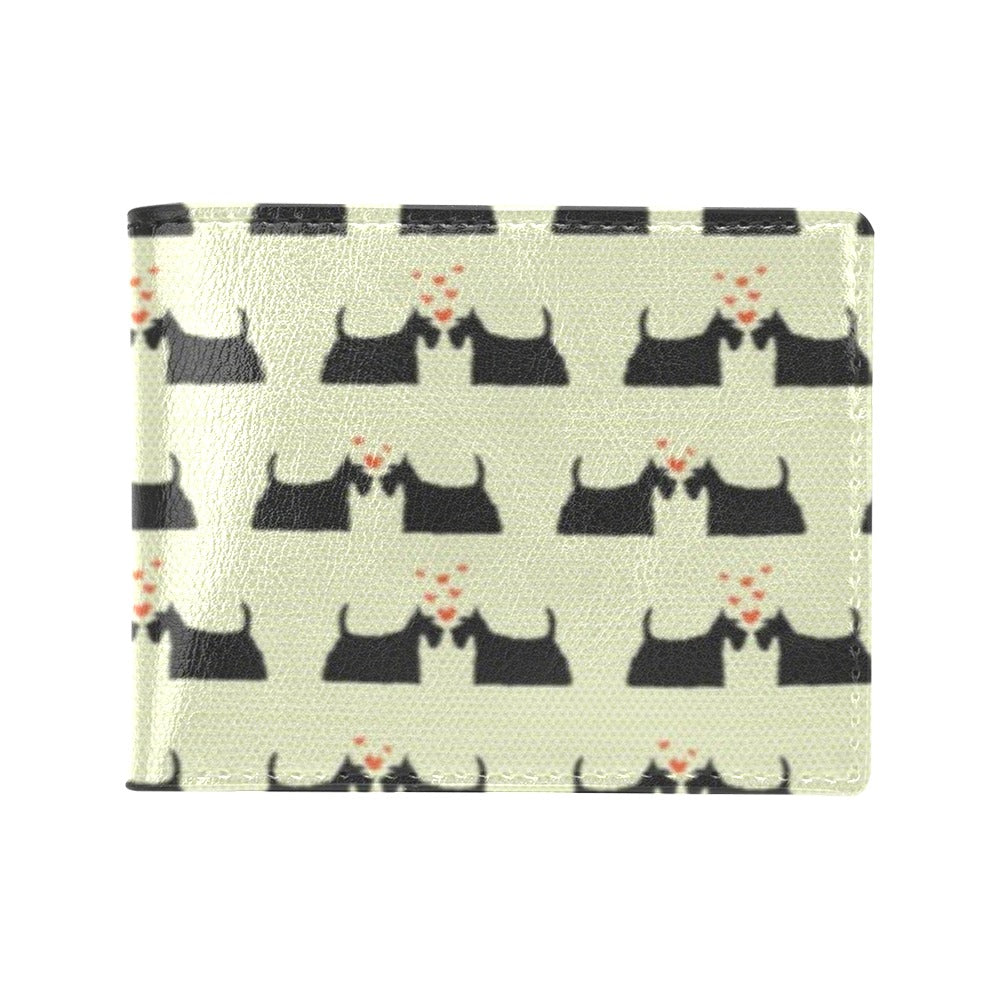 Scottish Terriers Print Design LKS304 Men's ID Card Wallet