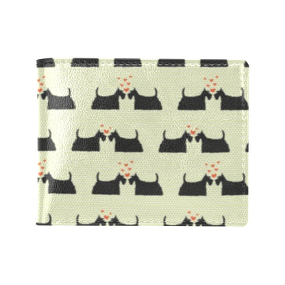 Scottish Terriers Print Design LKS304 Men's ID Card Wallet