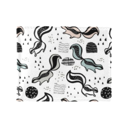 Skunk Print Design LKS303 Men's ID Card Wallet