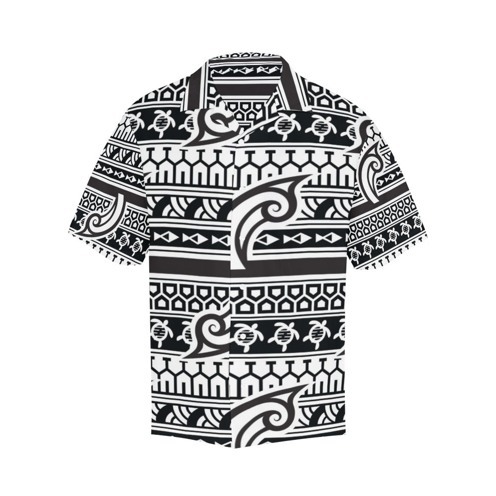 Samoan Style Print Design LKS305 Men's Hawaiian Shirt