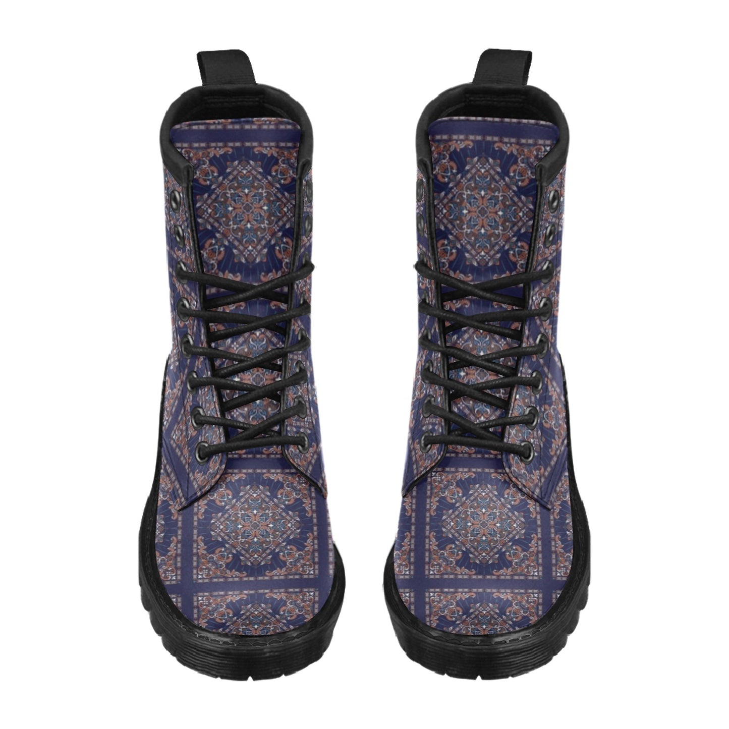 Bandana Print Design LKS3012 Women's Boots