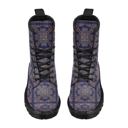 Bandana Print Design LKS3012 Women's Boots