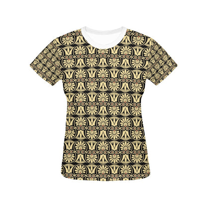 Ancient Greek Print Design LKS3014 Women's  T-shirt