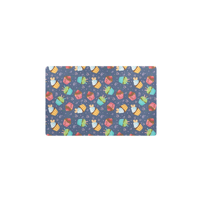 Cupcake Pattern Print Design 02 Kitchen Mat