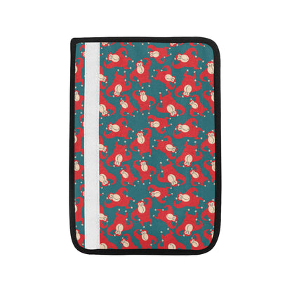Chimpanzee Pattern Print Design 04 Car Seat Belt Cover