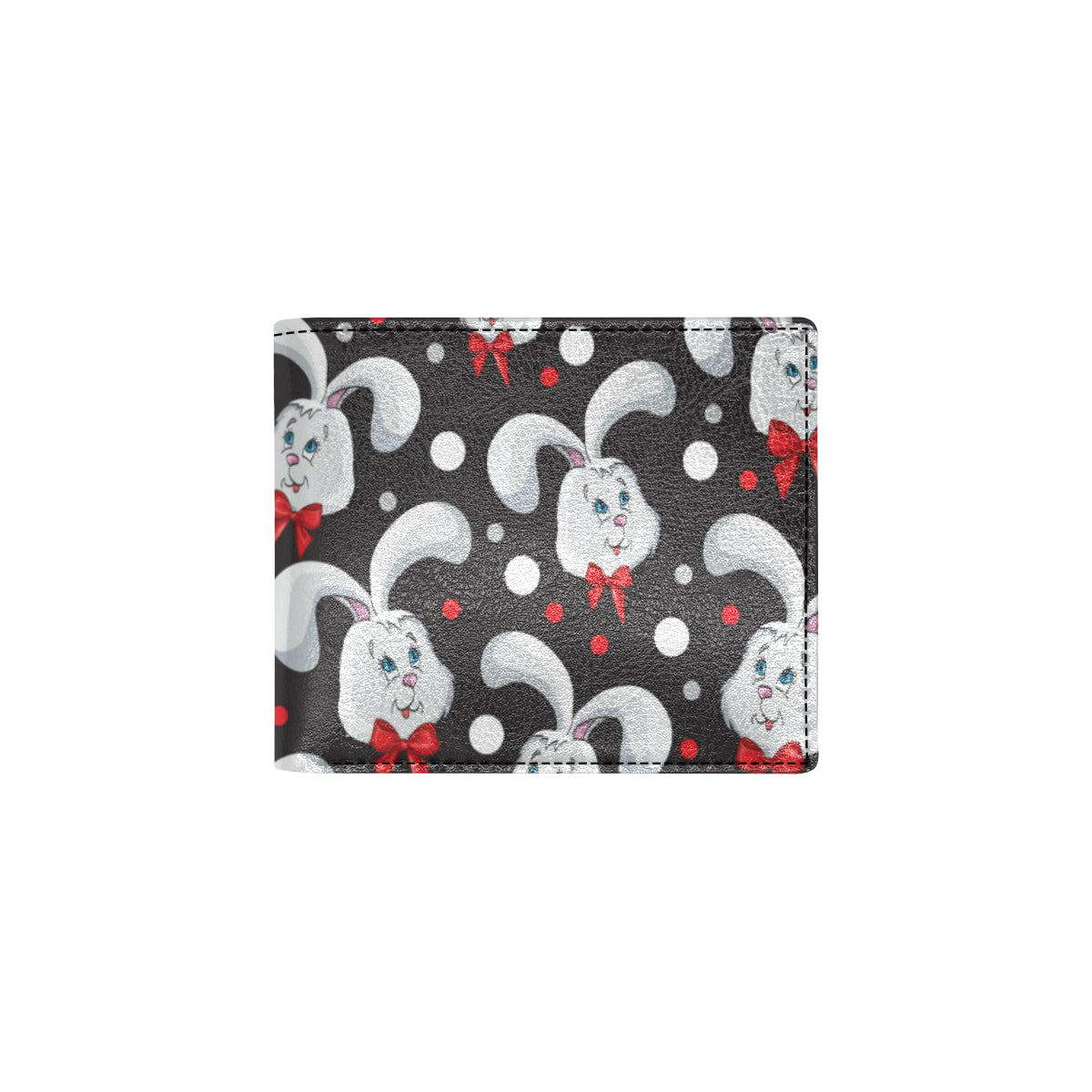 Rabbit Pattern Print Design RB012 Men's ID Card Wallet