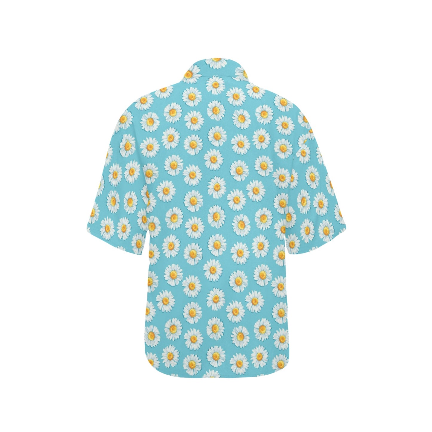 Daisy Pattern Print Design DS03 Women's Hawaiian Shirt