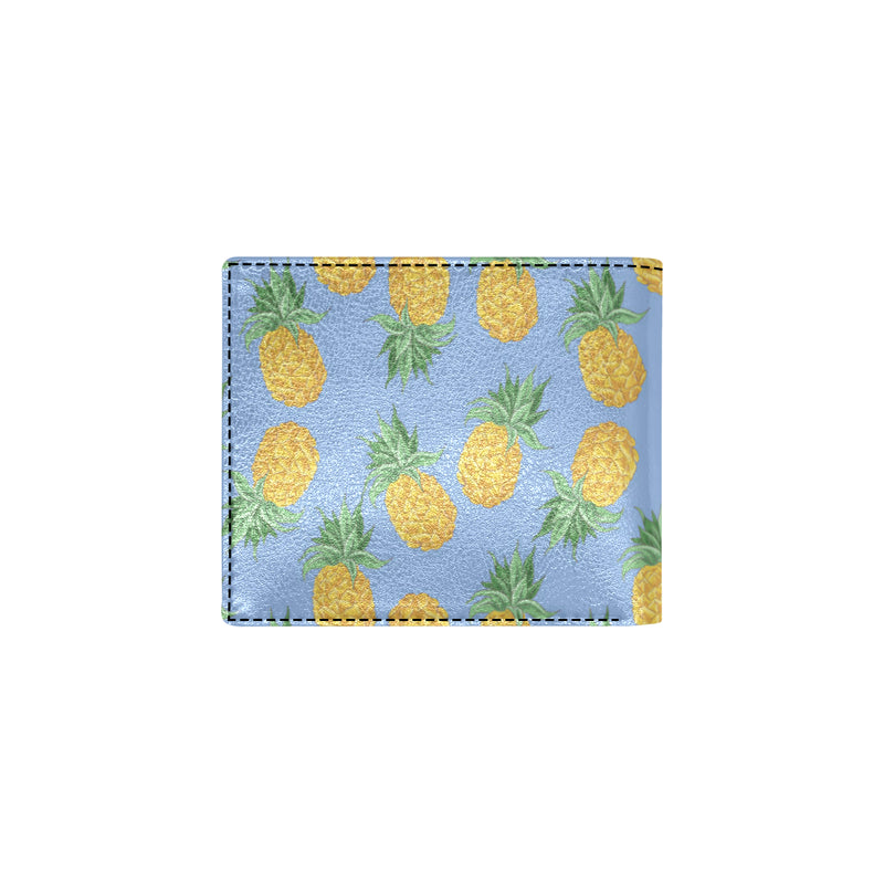 Pineapple Pattern Print Design A04 Men's ID Card Wallet