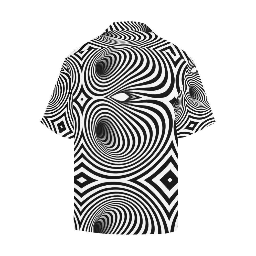 Vortex Print Design LKS303 Men's Hawaiian Shirt