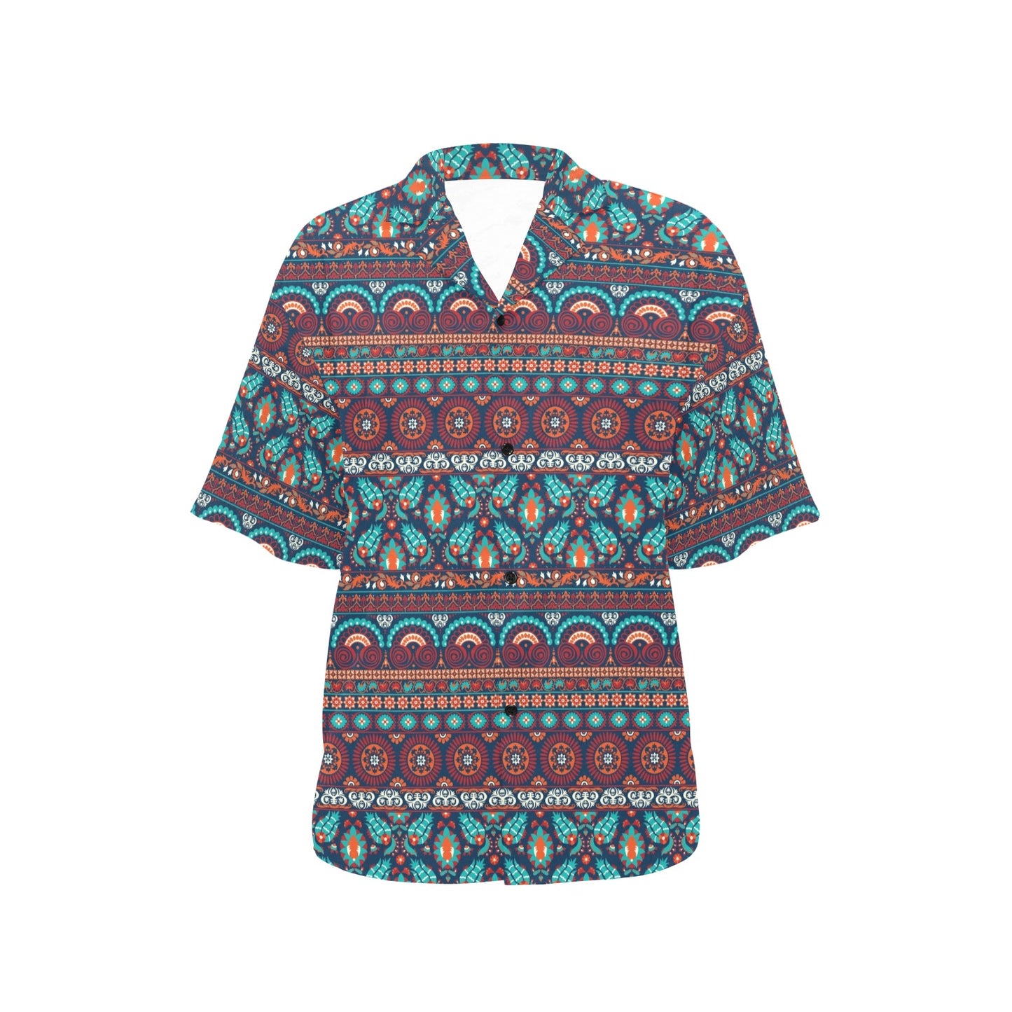 Suzani Print Design LKS302 Women's Hawaiian Shirt