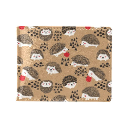 Hedgehog Print Design LKS403 Men's ID Card Wallet