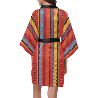 Mexican Pattern Print Design 05 Women's Short Kimono