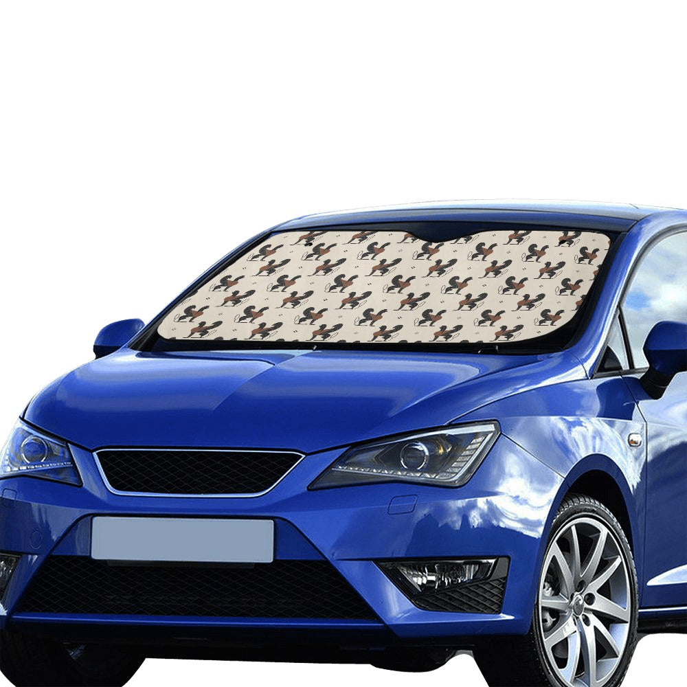 Ancient Greek Print Design LKS3010 Car front Windshield Sun Shade