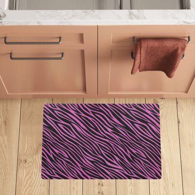 Zebra Pink Print Design LKS304 Kitchen Mat