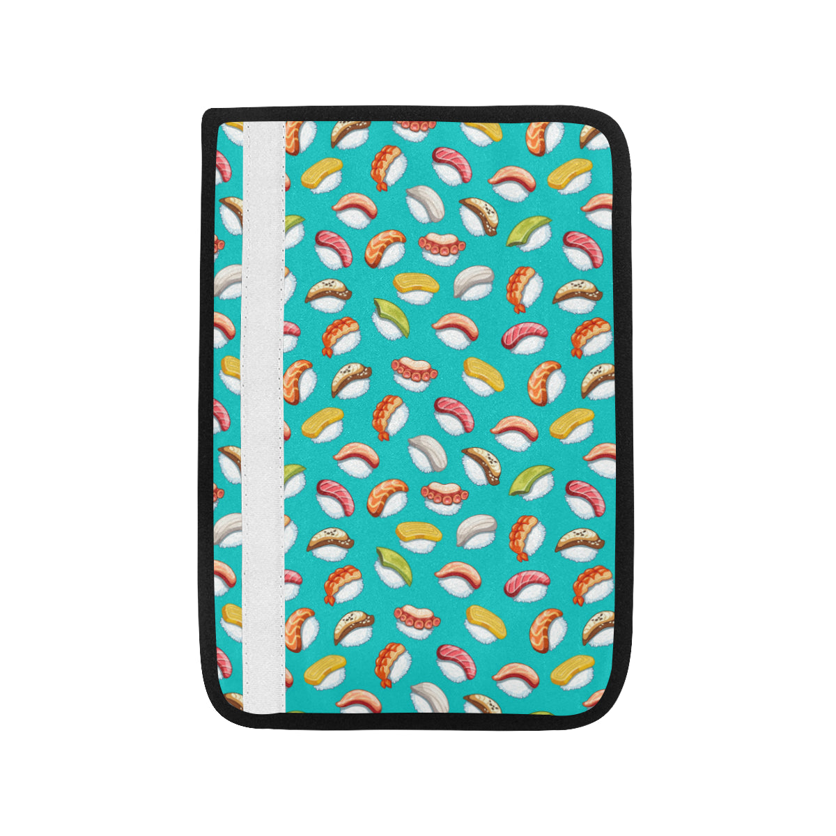 Sushi Themed Print Car Seat Belt Cover