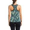 Sun Spot Tropical Palm Leaves Women's Racerback Tank Top