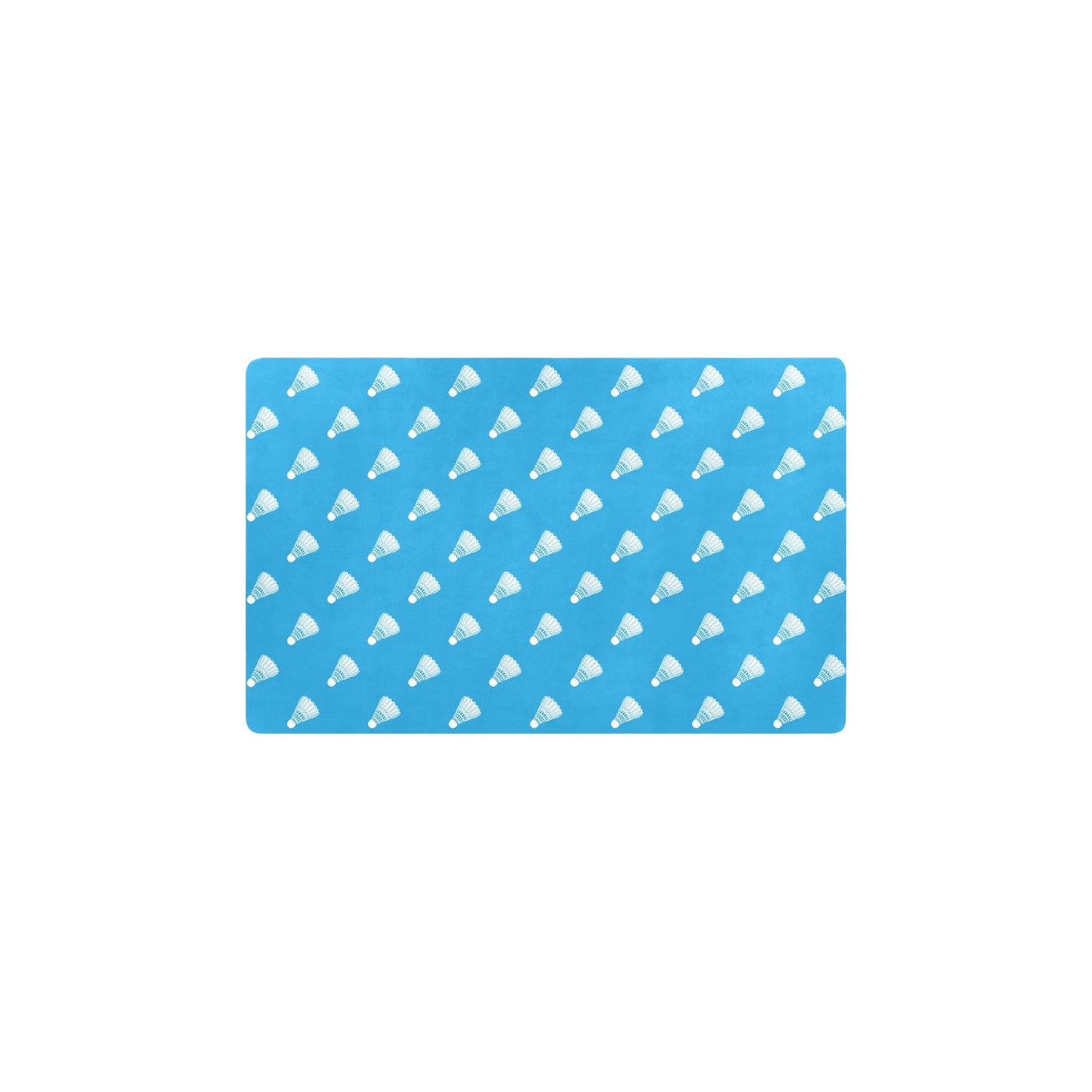 Badminton Ball Pattern Print Design 08 Kitchen Mat