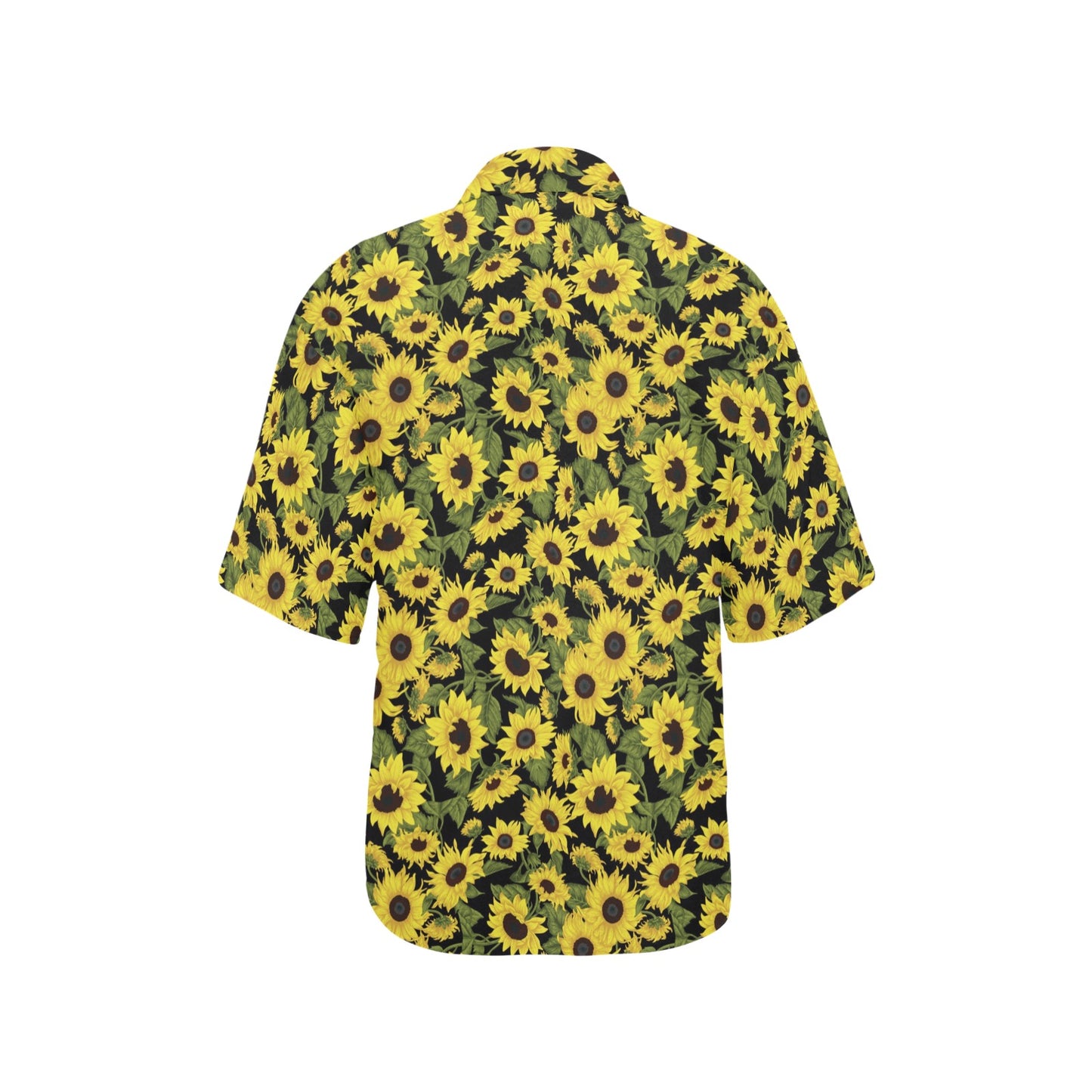 Sunflower Fresh Bright Color Print Women's Hawaiian Shirt