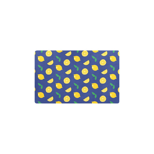 Citrus  Pattern Print Design 02 Kitchen Mat