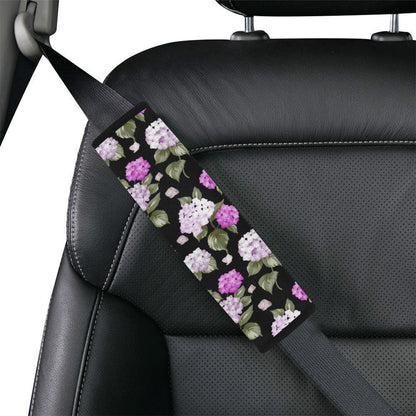 Hydrangea Pattern Print Design HD011 Car Seat Belt Cover