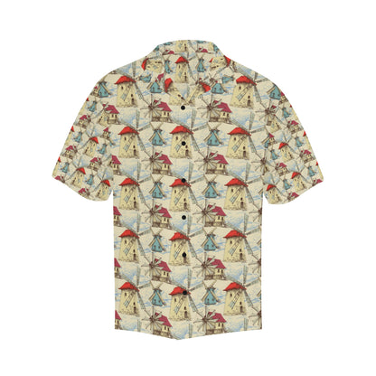 Windmill Pattern Print Design 01 Men's Hawaiian Shirt