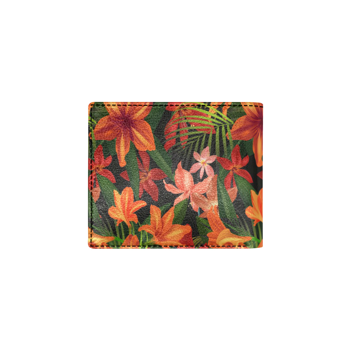 Amaryllis Pattern Print Design AL05 Men's ID Card Wallet