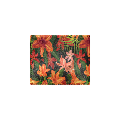 Amaryllis Pattern Print Design AL05 Men's ID Card Wallet