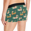 Llama Cactus Pattern Print Design 07 Men's Boxer Briefs