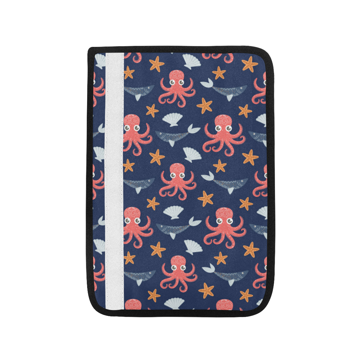 Octopus Pattern Print Design A04 Car Seat Belt Cover