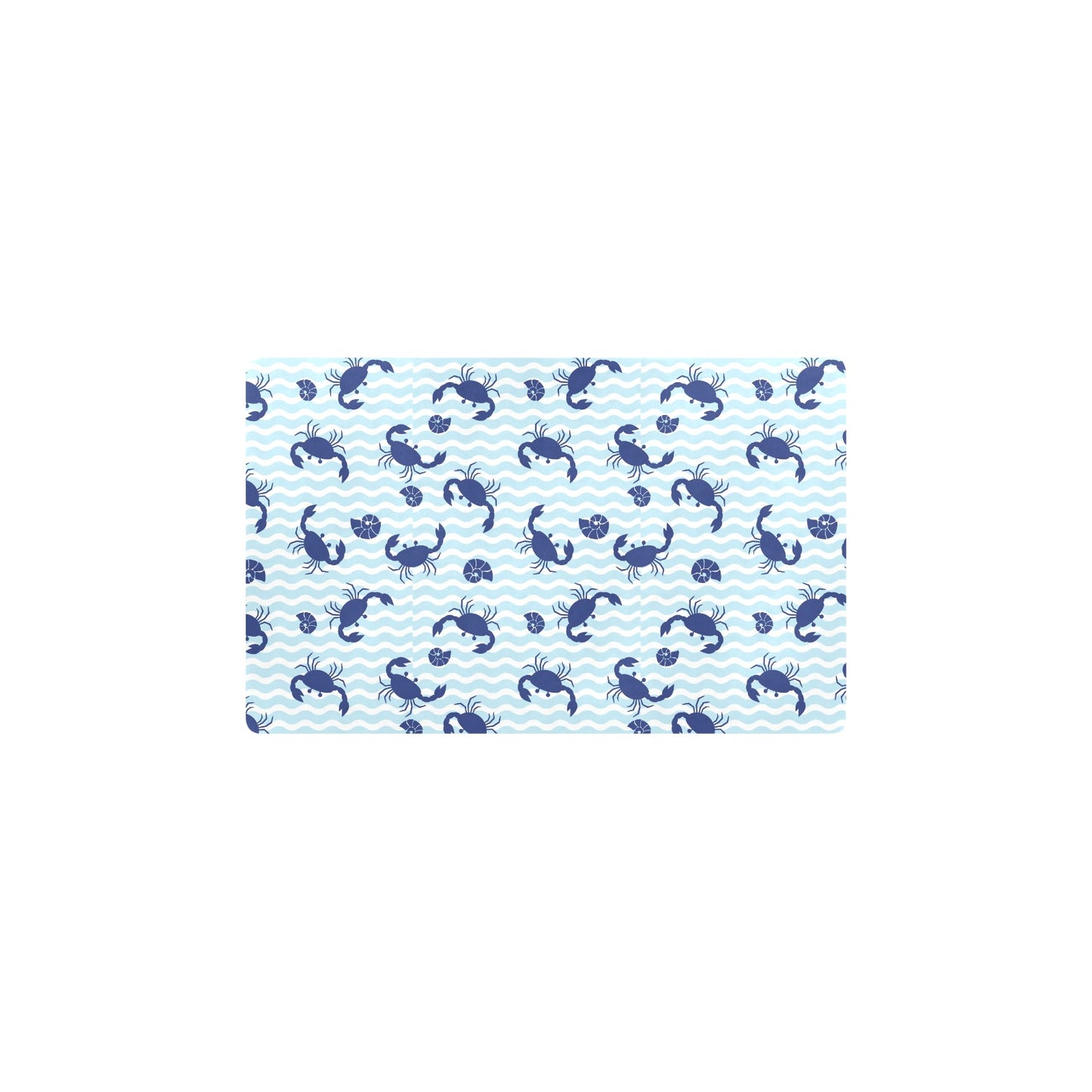 Crab Pattern Print Design 04 Kitchen Mat