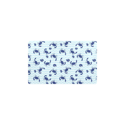 Crab Pattern Print Design 04 Kitchen Mat