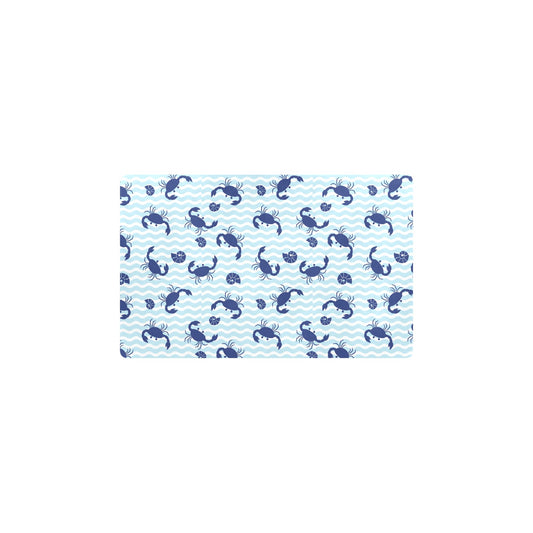 Crab Pattern Print Design 04 Kitchen Mat