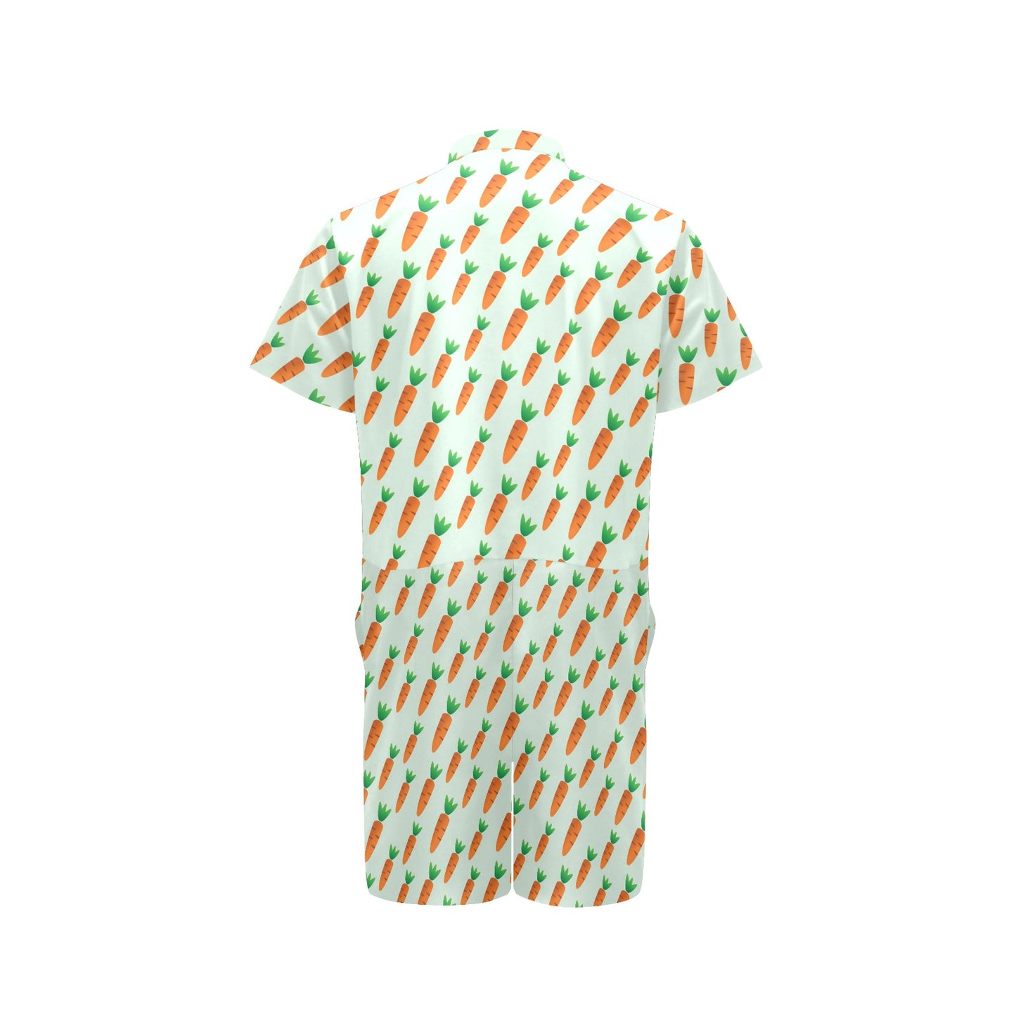 Carrot Pattern Print Design 05 Men's Romper