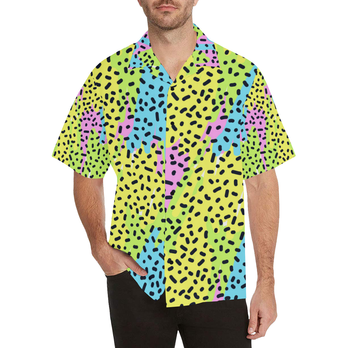 90s Pattern Print Design 2 Men's Hawaiian Shirt