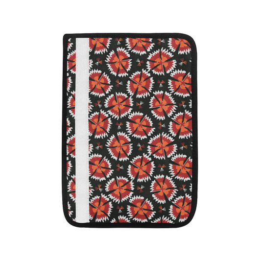 Carnations Pattern Print Design CN03 Car Seat Belt Cover