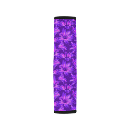 Amaryllis Pattern Print Design AL03 Car Seat Belt Cover